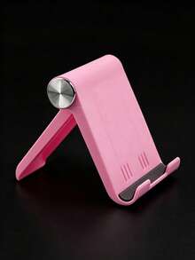 Portable Foldable ABS Desktop Phone Stand | Travel Essential: Lightweight Mini Smartphone And Tablet Holder | Easy-To-Store Travel Accessory - Multicolor - View 8