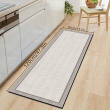 1pc Grey Kitchen Floor Mat Silicone Carpet, All-Season Anti-Fatigue Soft Comfortable Non-Slip Anti-Fall Absorbent Quick-Dry Easy To Clean Wear-Resistant Stain-Resistant, Room Decor Suitable For Kitchen, Dining Room, Entryway, Laundry Room, Hallway, Bathroom, Study And Other Locations. - Grey - View 15