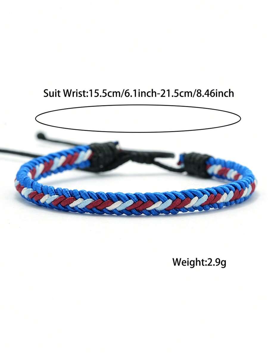 diffone Fashion Handmade Braided Rope Bracelet Minimalist Adjustable Bracelet For Men Armband Jewelry - Men's Woven Bracelet - View 1