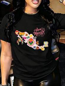 Women T-Shirts - Black - View 1