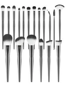 38/24/18pcs Makeup Brush Set, 18-Piece Makeup Brush Set With Multiple Sizes, Soft Bristles, Fluffy, Skin-Friendly, Non-Irritating, Even Powder Pickup, No Flying Powder, Easily Create Full Face Makeup Look - Black - View 11