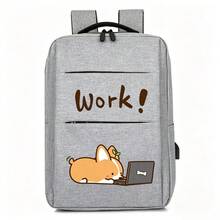 A Personalized Print Business Backpack, Suitable For Boys' Campus, Girls' Campus, Short Trips, Daily Commute And Work, Large Capacity Compartment Can Store Laptop And Various Learning Supplies. - Backpack - View 8