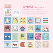 100pcs Mini Basic Sticky Notes, Wish Memorial Album Hand-Drawn Pattern Planner Stickers Decoration, Suitable For Notebooks, Diaries, Planners, Back To School Season, School Opening Season - one-size - View 10