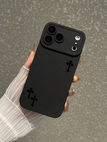 Gothic Style Dark Vintage Religious Symbol Cross Lens Protection Black Phone Case Compatible With Iphone&Galaxy,Phone Case,Case 17 Pro Max,Covers,Jesus Phone Case,Compatible With Iphone 15 Case,Compatible With Iphone 16 Promax Case,Compatible With Iphone 16 Case,Compatible With Iphone 14 Case,Compatible With Iphone 15 Case,Compatible With Iphone 16 Plus Case Phone Case Galaxy Phone Case, Compatible With IPhone 18 Pro,Compatible With IPhone 18 Promax - Multicolor - View 5