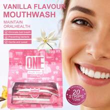 Portable Mouthwash Tablets 20pcs - Deep Cleaning Cool Mint, 24-Hour Fresh Breath Travel Essential (6 Flavors Set) - Mint - View 3