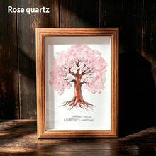 1PC Natural Crystal Gravel Tree Of Life Seven Chakra Zodiac Photo Frame, Healing Energy Gemstone Desktop Ornament, Home Tabletop Decoration, Ideal Gift - 12 Zodiac Sign Tree Of Life Photo Frame - View 13