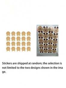 1/20/30pcs Home-Made Bread Bags, Sourdough Paper Bags With Window, Large Baking Bags For Storing Cookies And Snacks, With Cute Sealing Stickers - Multicolor - View 11