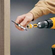 DEWALT DW2700 DW2701 DW2702 2‑In‑1 Flip Drive Complete Unit, 6mm 8mm 10mm Wood Drill Bit Driver Set, Quick‑Change Countersink Drill Screw Driving Power Tool Accessory - A - View 4