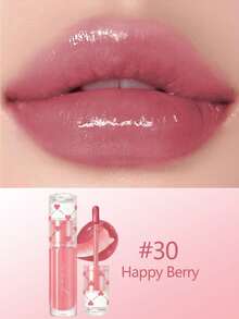 Peripera Ink Mood 亮澤唇釉 030 HAPPY BERRY，高光澤不黏膩唇彩，鏡面般滋潤妝效，輕盈滑順質地，可疊擦保濕配方，持久顯色，韓系美妝，節日禮物，4 G / 0.14 Oz. - 030 快樂莓果 - 查看 3