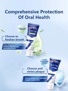 CREST Kem đánh răng Pro-Health 7-In-1 All-In-One 120g*3 tuýp gói tiết kiệm, chăm sóc răng miệng toàn diện 7 trong 1, hỗ trợ chăm sóc men răng và nướu, giúp bảo vệ nướu, hơi thở thơm mát lâu dài, hương bạc hà, dùng hàng ngày cho cả gia đình - Hiệu ứng 7 hướng*3 - Xem 4
