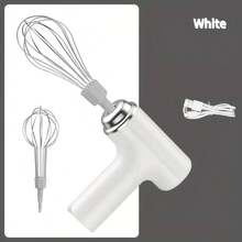 1pc Portable Electric Egg Beater/Mixer - USB Rechargeable, Wireless, Lightweight And Easy To Use Handheld Mixer, Suitable For Baking Cakes, Cookies And Muffins - Ideal Choice For Home Bakers And Professionals - Multicolor - View 11