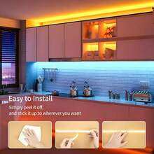 Lampu Strip LED RGB dengan Remote IR 24 Tombol, Ditenagai USB, Perubahan Warna Multi-warna, Pencahayaan Ambient DIY, Untuk Kamar Tidur, Ruang Bermain Game, Dekorasi Pesta Liburan. - RGB 24 Tombol - View 3