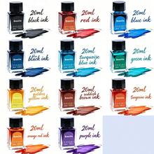 11-Colors Steel Pen Ink, Non-Carbon, Glass Bottle, 20ml, High-Quality, Quick-Drying, For Students And Adults - 20ml Glass Bottle Non-carbon Ink - View 22