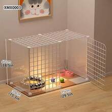 Dog Cage Home Fence Pet Small Dog Barrier Indoor Cat Plastic Isolation Partition Anti-Escape Tall Fence - Multicolor - View 2
