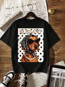 Women T-Shirts - Black - View 1