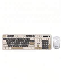 Acer Kombo Keyboard dan Mouse Nirkabel OAK020: Keyboard dan Mouse Nirkabel 2.4G, Keyboard Ergonomis Tahan Percikan Air, Mouse Optik 1600 DPI, Paket Perlengkapan Kantor untuk Desktop/Laptop - View 8
