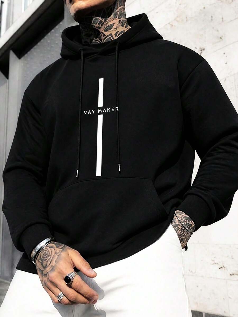 Men Hoodies - Black - View 1