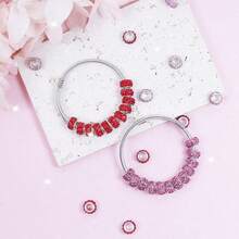 58/108 European-Style Large-Hole Beads, Rainbow-Colored Rhinestones, Suitable For DIY Crafts, Can Be Used To Make Pens, Bracelets And Jewelry. - Multicolor - View 4