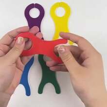 1/510/20pcs Random Color Large Fish-Shaped Plastic Yarn Storage Board, Clear Colorful Components, Suitable For Sweater Making And Yarn Storage, Multi-Color Design, Suitable For Knitting, Crochet, Embroidery And Other Handicraft Activities - Multicolor - View 11
