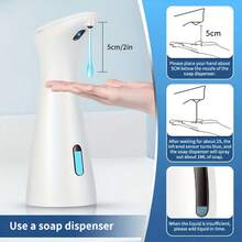 Battery Powered Automatic Hand Sanitizer Machine With Non-Contact Infrared Sensing Liquid Soap Dispenser Wall Mounted Design Suitable For Bathrooms, Kitchens, Hotels, Offices - View 8
