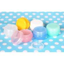 2pcs Mini Cosmetic Empty Jars, Cosmetic Containers Cream Boxes Lip Balm Containers Refillable Bottles - Multicolor - View 6