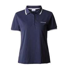 Columbia Women's Summer Sports Running Fitness Training Comfortable Breathable Polo Shirt With Collar - Navy Blue - View 4