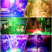 DJ Disco Party Light 3-In-1 Effect - Aurora + Pattern + RGB Voice Control Flashing Projection Light, Suitable For Indoor Birthday Party, Karaoke Club, KTV, Camping, Home Gathering And Atmosphere Decoration Lighting - USB Charging Model - View 8