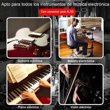 A8 Sistema Transmisor Y Receptor Inalambrico Guitarra Uhf - 1 - Ver 8