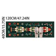 1 pieza Alfombra de piso con diseño de Cascanueces de Acebo Navideño, Alfombra de cocina, Alfombra de cocina, Felpudo, Alfombra pasillera, Alfombra de piso, Alfombra de área, Alfombra navideña, Alfombra de pasillo, Alfombra de dormitorio - Multicolor - Ver 13