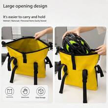 Outdoor Waterproof Bicycle Handlebar Bag Front Storage Pocket Hanging Bag Bicycle Waterproof Bag Phone Hanging Bag Front Hanging Bag - Multicolor - View 5