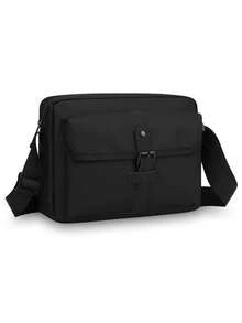 Casual Minimalist Commuter Men's One Shoulder Crossbody Bag - Multicolor - View 10