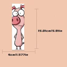 SCXXBSW 30pcs/60pcs Funny Animal Bookmarks, Minimalist Planner Creative Material, Literary Reading Paper Cards - Option B 30pcs - View 10