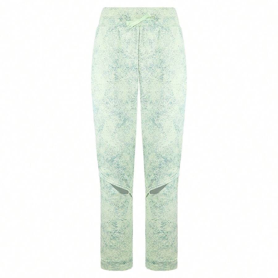 Gymshark Print Chalk Womens Green Track Pants - Green - View 1