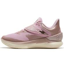 Under Armour Unisex Lace-Up Basketball Shoes FLOW Midsole Lateral Support Grippy Court Performance Sneakers - Pink - View 10