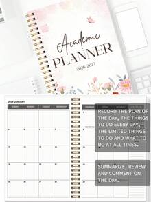 2pcs 2026-2027 Academic Planner, 8.15x5.7in Monthly Schedule Organizer, Nurse Essentials With Office Decor And Accessories, Halloween Notebook, Bible Study Materials - A5 - View 7
