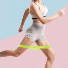 1/5pcs TPE Elastic Bands, Yoga Workout Thickened Resistance Bands, Rubber Strength Training Pull Rings Fast Butt Lift Elastic Loops, Pull Bands - Multicolor - View 4