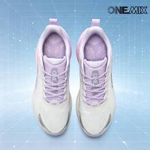 أحذية رياضية كاجوال للجري من ONEMIX، امتصاص صدمات مريح، نعل سميك منخفض، مضاد للانزلاق، مقاوم للتآكل - أرجواني سحابي فاتح - مشاهدة 6