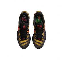 Nike * Jurassic Park Ja 3 Morant 3rd Gen Raptor EP Comfortable Fit Synthetic Leather Low-Top Basketball Shoes Men's Black Yellow Red - Black - View 4