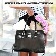 7 buah Pegangan Tas Tangan Berbentuk U dari Kulit Sintetis + Alas Tas + Aksesoris, Dilengkapi dengan Pengikat Paku Keling Logam, Cocok untuk Mengganti Pegangan Tas Tangan Rajutan dan Sulam, Tersedia Berbagai Warna, Aksesoris Tas DIY, Bahan Pembuatan Dompet, Sempurna untuk Proyek Kerajinan Tangan - Beraneka warna - View 2