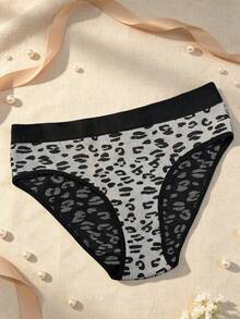 5pcs/Pack Women's Seamless Low Waist Panties, Sexy Colorblock Print, Soft & Comfortable - Multicolor - View 7