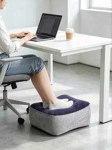 Bantal Sandaran Kaki Tiup yang Dapat Diatur Ketinggiannya, Sandaran Kaki Portabel untuk Perjalanan, Bantal Penopang Lipat, Cocok untuk Pesawat, Mobil, Kantor, Sofa Rumah, dan Berkemah, Mudah Ditiup dan Dikempiskan, Ringan dan Dapat Dilipat - Beraneka warna - View 2