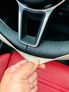1PC All-Season Anti-Slip Fresh Minimalist Silicone Car Steering Wheel Cover D-Shape Round Universal Car Steering Wheel Grip - Silicone Steering Wheel Cover - View 3