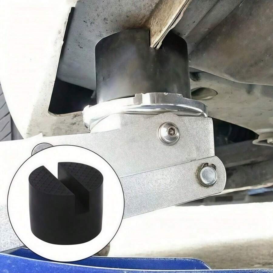 Car Jack Rubber Support Block High Pressure Resistant Rubber Pad Cushion Bracket Buffer Protection Pad Lifting Operation Protective Accessory Car Repair Tool