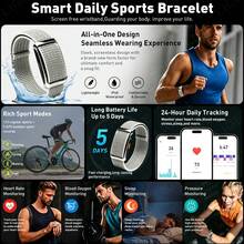 LIGE Fashion New Smart Band, Screenless Design, Waterproof, Multiple Sports Modes, Activity Tracking, Sleep Monitoring - View 8