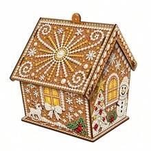 3D Christmas House Diamond Painting Kit, Adult Version, Holiday Decoration, Handmade Christmas Tree Ornament, Home Craft Gift - A - View 26