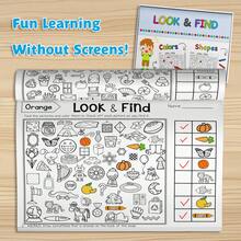 Children's Hidden Object Search Activity Book, Picture Find Puzzle, I Spy Hide And Seek Game, Visual Perception Focus Observation Training, Preschool Kindergarten Learning, Travel Classroom Educational Gift - Children's Hide and Seek Books - View 10