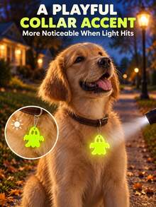 30/20/10/5pcs Double-Sided Reflective Keychains, Fun Night Fashion Accessories, Halloween Gifts And Party Decorations, Small Gifts, Bag Charms, Decorative Key Rings - Multicolor - View 6