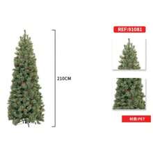 Frosted Holiday Tree With Pine Cone And Berry Accents Artificial Christmas Tree For Indoor Seasonal Display - Green - View 13