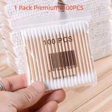100pcs Travel Size Ear Canal Cleaning Swabs, Dual-Ended Beauty Tool, Suitable For Makeup And Nasal Care, Essential For Home, Dorm, Outdoor, Cute Room Decor Gift Set, Suitable For Teachers, Weddings, Holiday Gifts - A - View 16