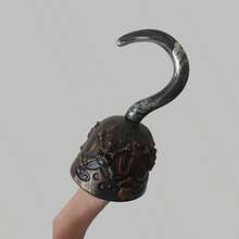 1pc Halloween Pirate Hook - Plastic Party Game Prop, Cosplay Accessory Suitable For Parties, Themed Events, Role Play - Multicolor - View 2
